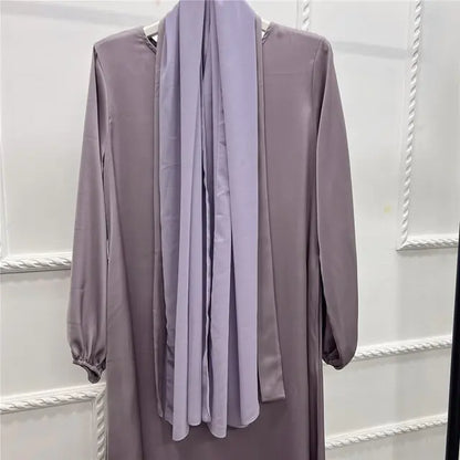 Abaya & Hijab Scarf Modest Moroccan Style