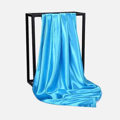 Solid Color Silk Scarf