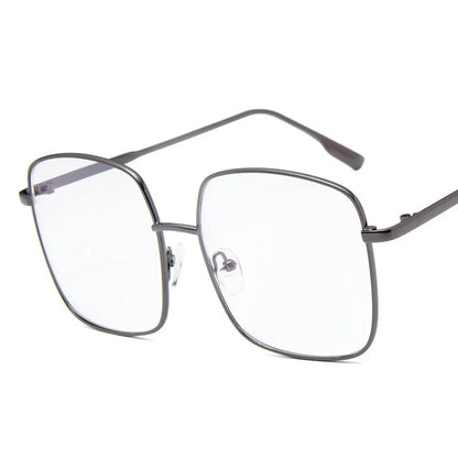 Oversized Square Frame Glasses