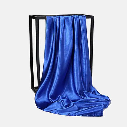 Solid Color Silk Scarf