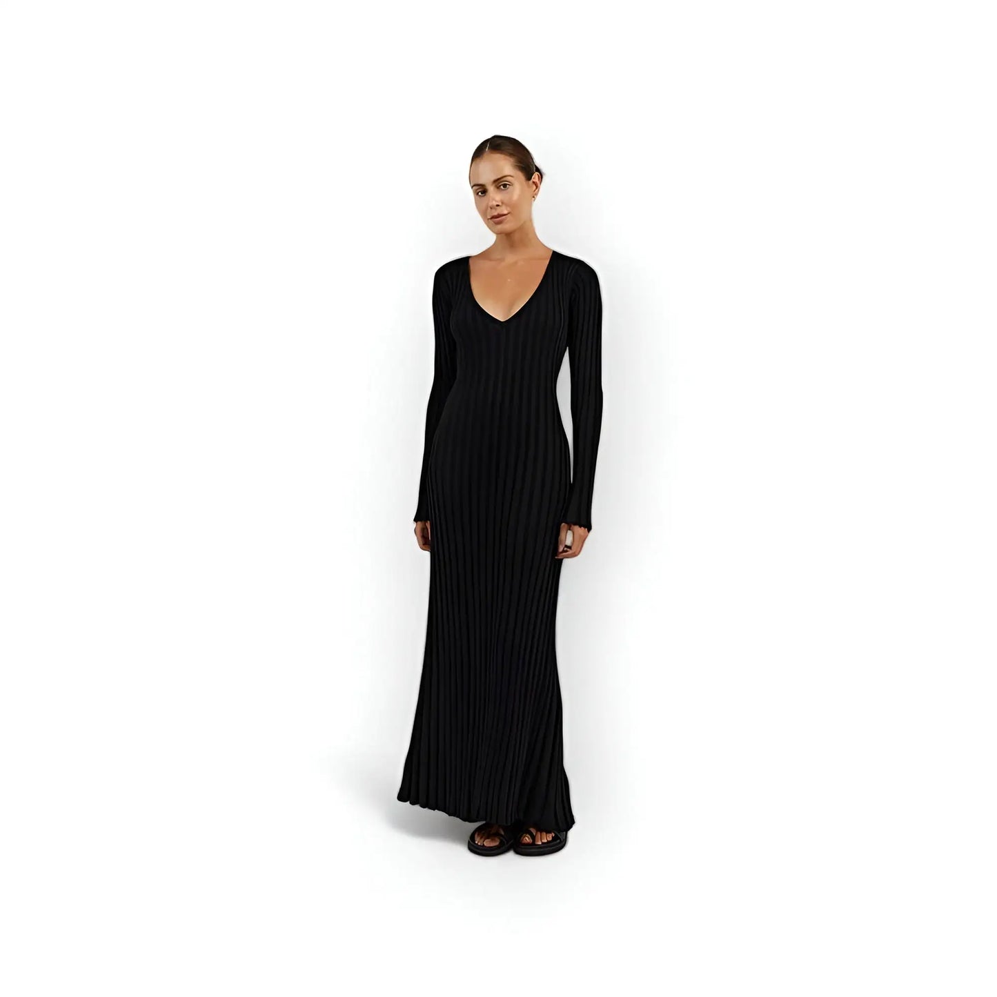 Modest Soft Knit Maxi Dress