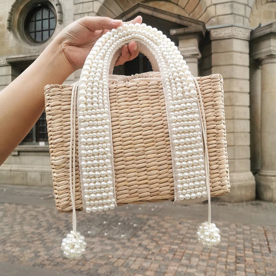 Boho Vibes ~ Medium Straw Bag