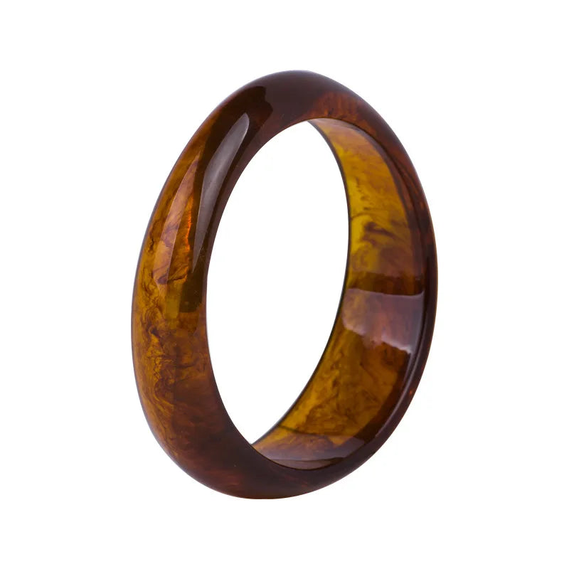 Big Irregular Resin Bangle