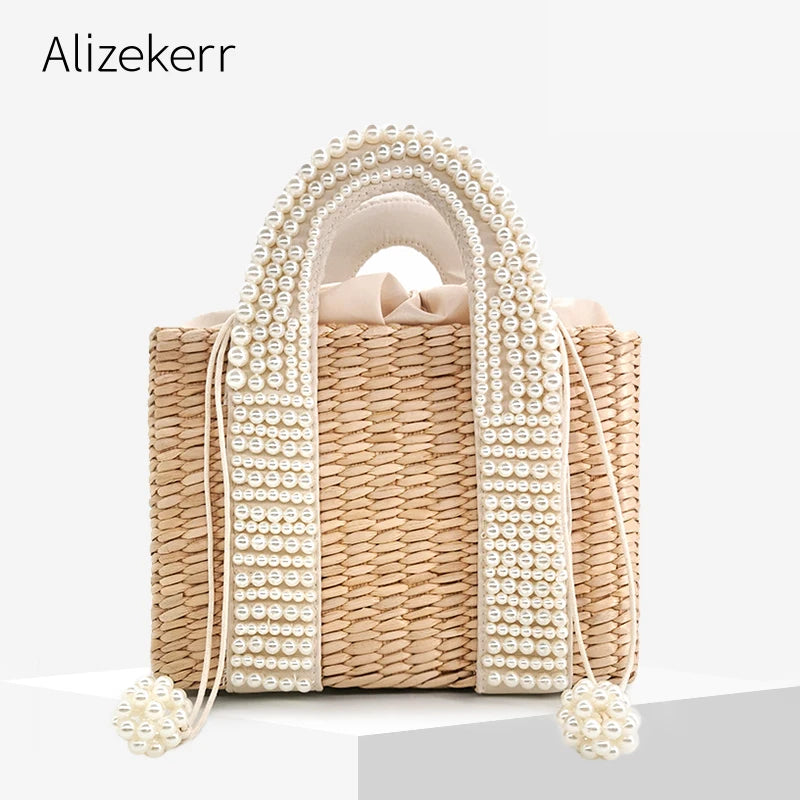 Boho Vibes ~ Medium Straw Bag