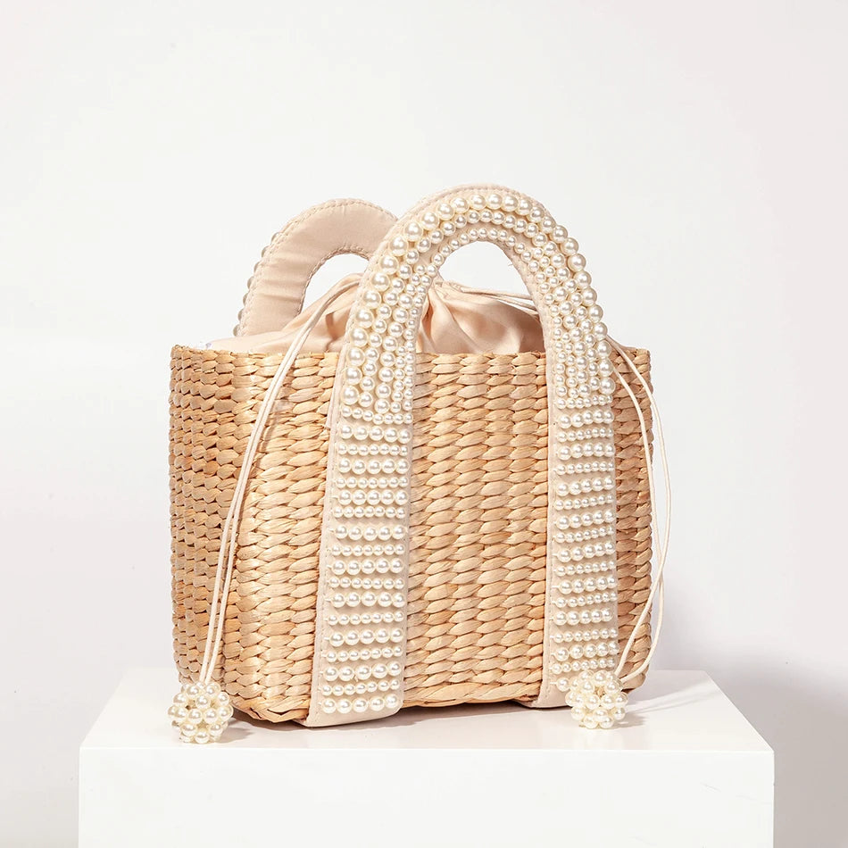 Boho Vibes ~ Medium Straw Bag