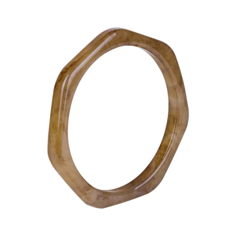 Big Irregular Resin Bangle