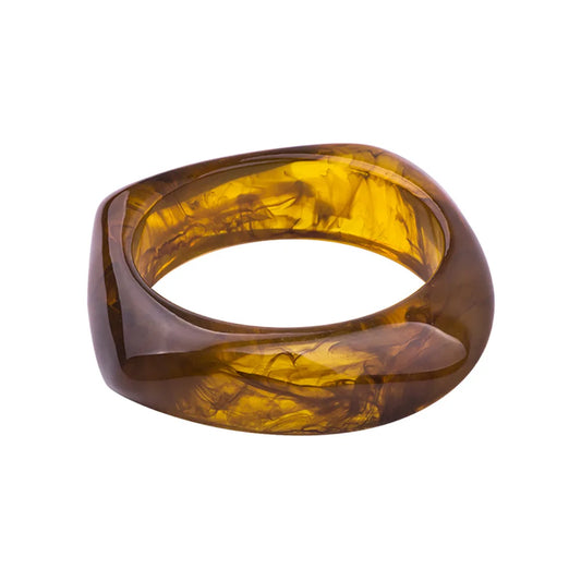 Big Irregular Resin Bangle