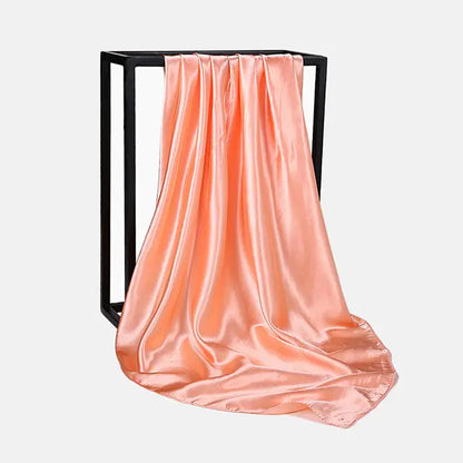 Solid Color Silk Scarf