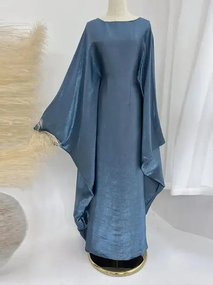 Satin Butterfly Abaya