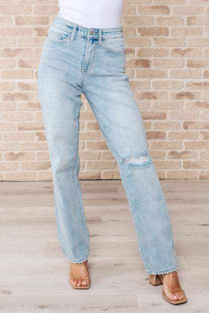 High Rise 90's Straight Jeans