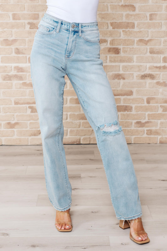 High Rise 90's Straight Jeans