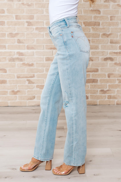 High Rise 90's Straight Jeans