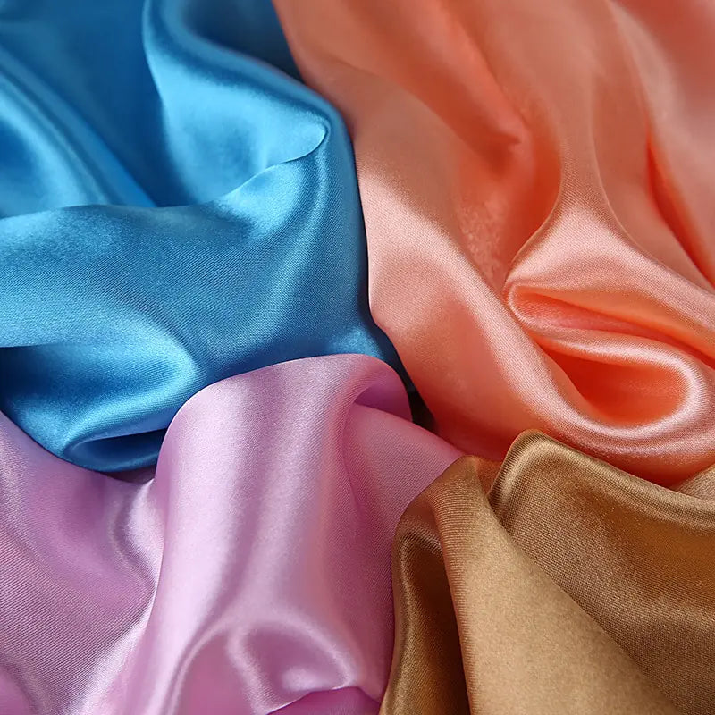 Solid Color Silk Scarf