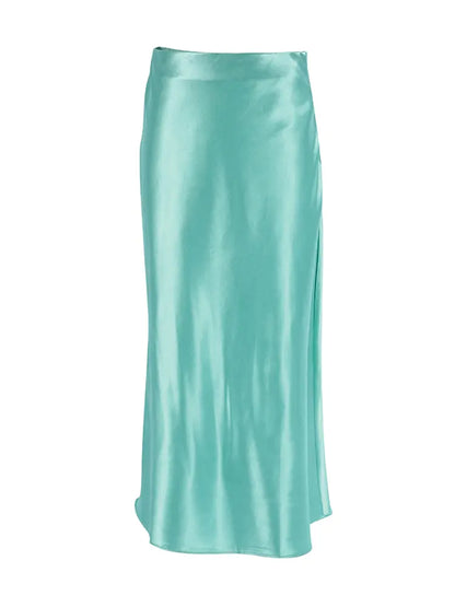 Silk Maxi Skirt