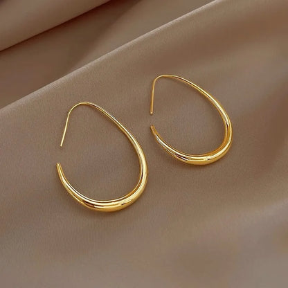 Oval Hoop Earrings