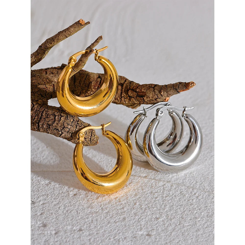 Geometric Hoop Earrings