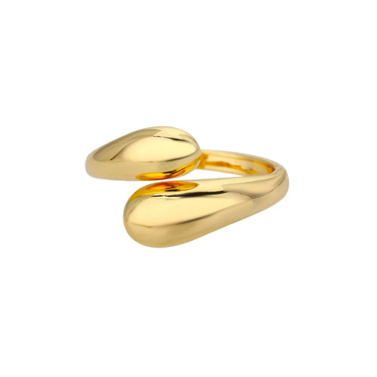 Stainless Steel Resizable Gold Rings 