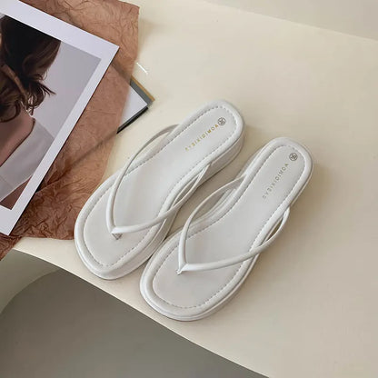 Low Platform Flip Flop Slippers