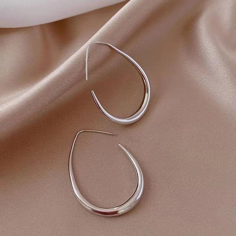 Oval Hoop Earrings