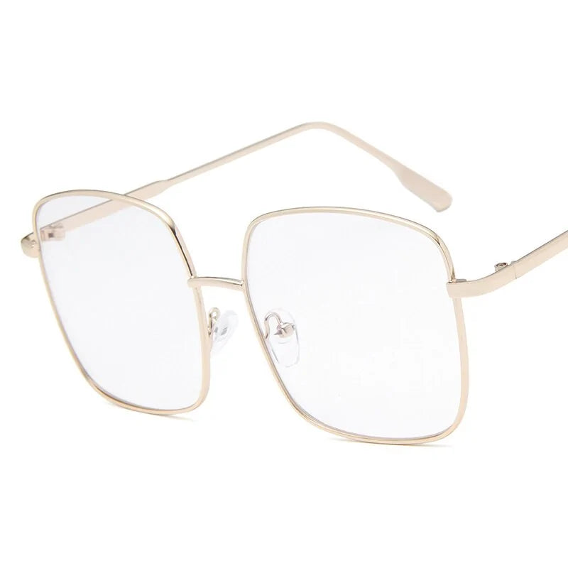 Oversized Square Frame Glasses