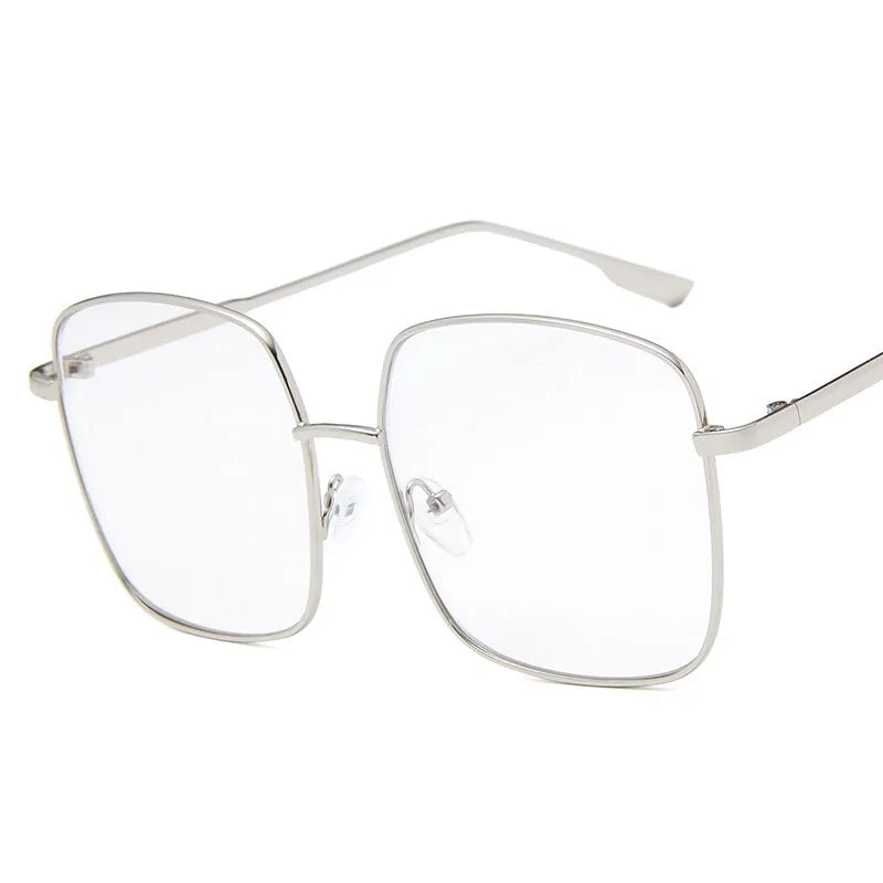 Oversized Square Frame Glasses