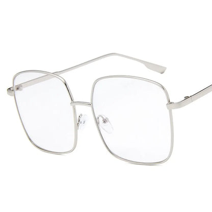 Oversized Square Frame Glasses