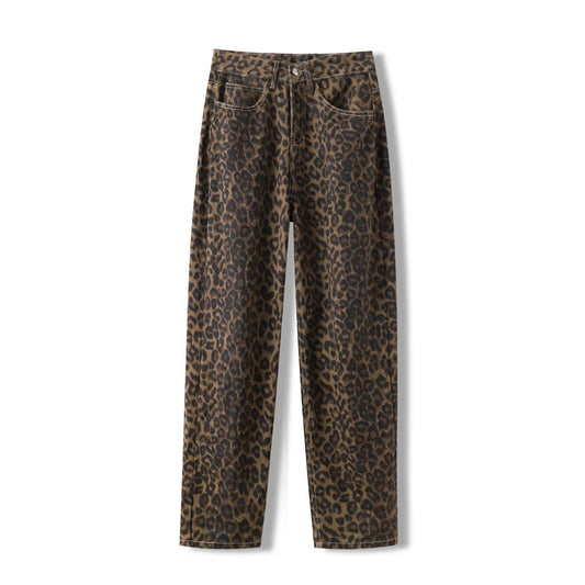 Leopard Print Jeans