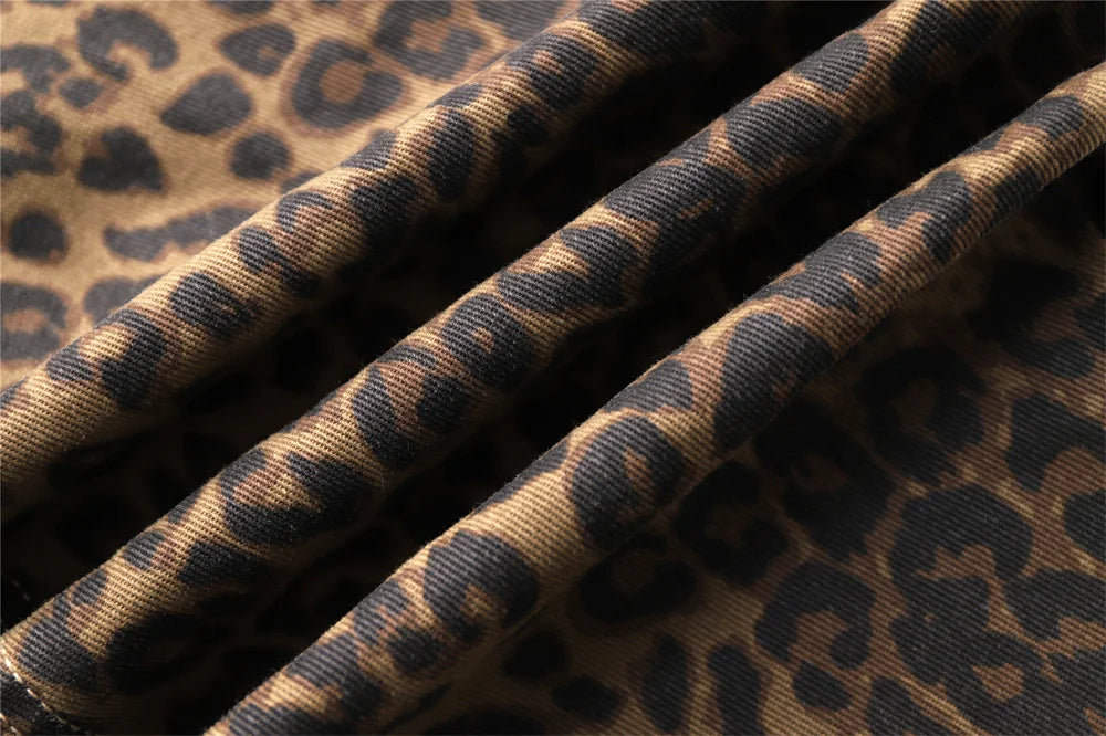 Leopard Print Jeans