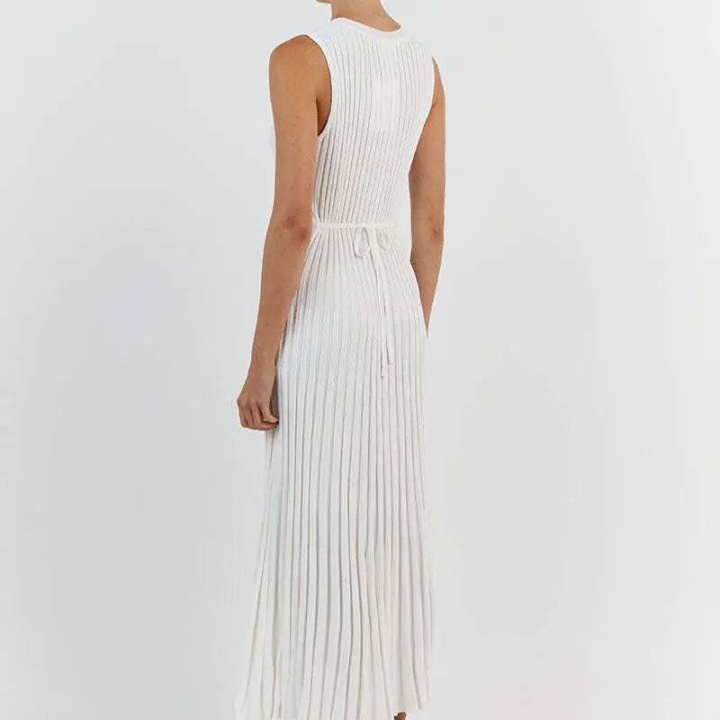 Lora - White Maxi Dress