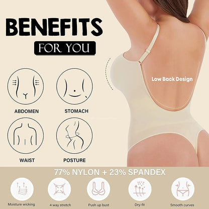 Backless Bodysuit Shapwear