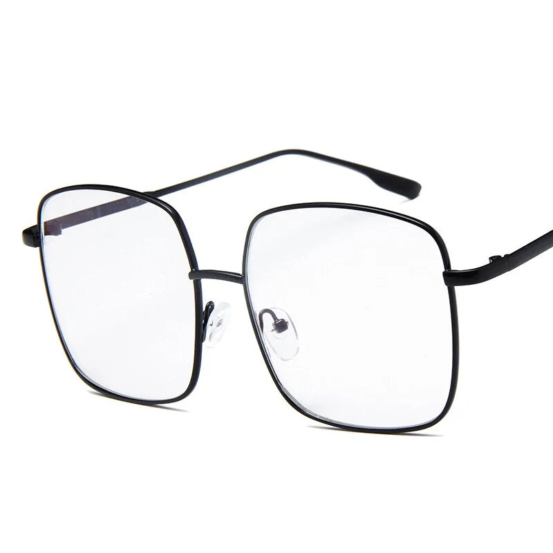 Oversized Square Frame Glasses